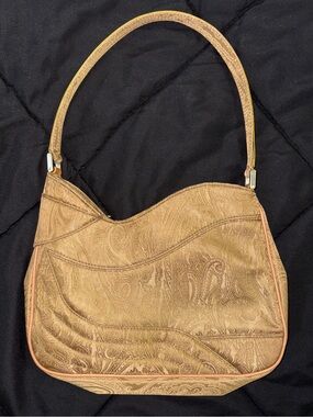Etro Milano khaki green shoulder bag